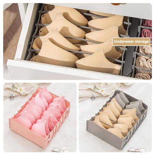 

storage drawers 25#foldable underwear drawer organizers dividers closet dresser clothes box for bras scarves ties socks organizer