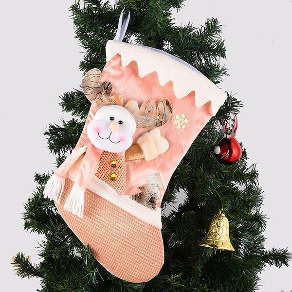

christmas decorations stocking large xmas gift bags fireplace decoration socks year candy holder decor for home