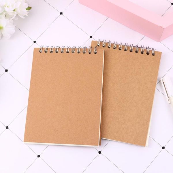 

notepads 12pcs a6 kraft notebook diary journal writing for students office school, Purple;pink