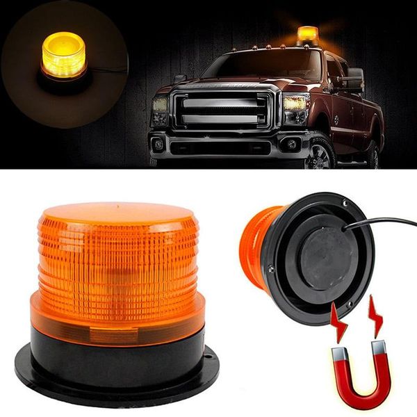 

car flash strobe lamp rotating traffic safety warning lights school led yellow round ceiling box emergency