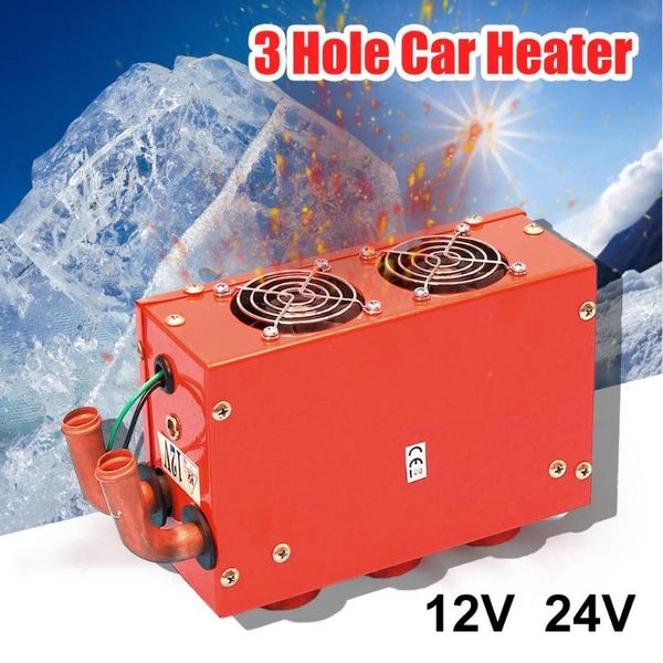 

parking heater car universal 12v 24w 3hole low noise glass defrost defog heating machine for rv trucks boat portable auto fans