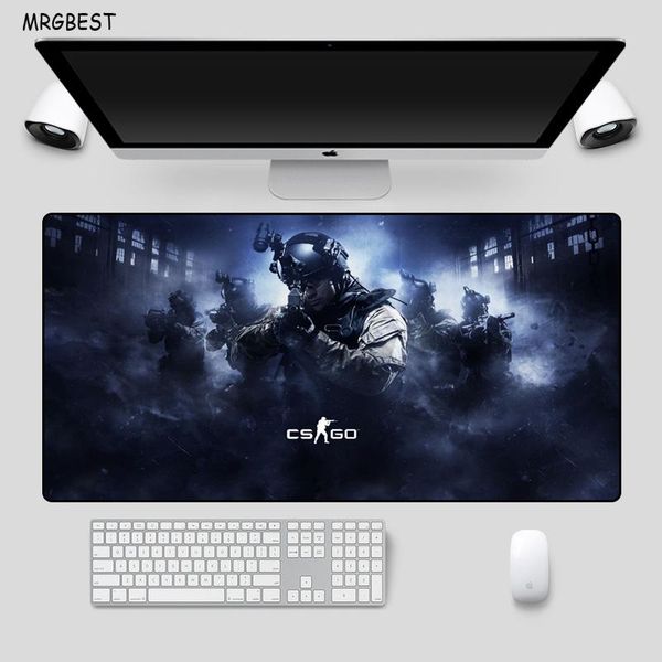 

mouse pads & wrist rests cs go gaming pad durable non-slip keyboard mice mat super blood overlock edge big for boyfriend games