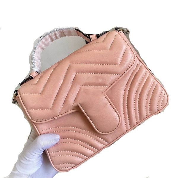 

designer bags handbag tote bag women fashion marmont classic cross body luxuries genuine leather with serial number 2022 new items