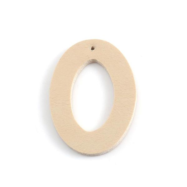 

pendants doreenbeads pu leather geometric oval rectangle polygon beige color hollow jewelry findings accessories wholesale 50pcs, Black