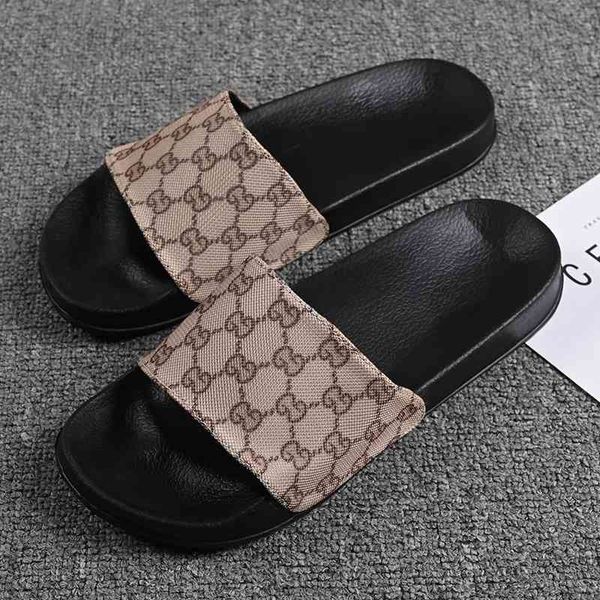 

75% off factory outlet sale men's luxury indoor bathroom non-slip flip flops 2021 new summer breathable beach shoes men's high-qua, Black