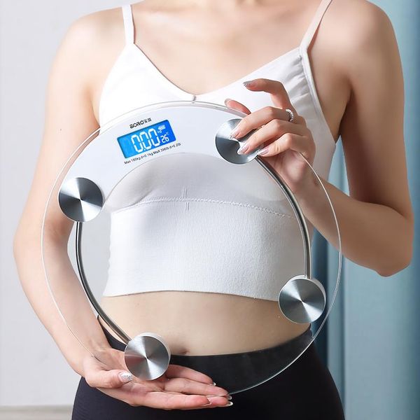 

smart scales precision electronic scale small usb digital bathroom weighing body fat bilancia pesapersone household products di50tzc