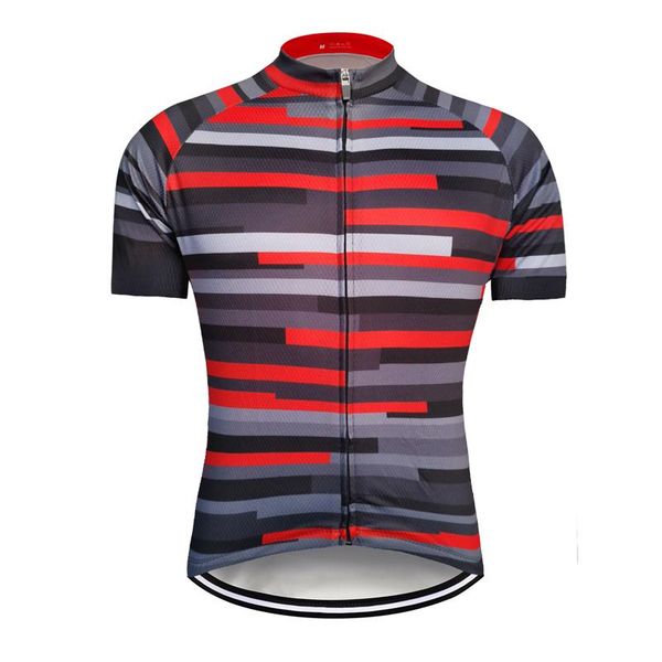 

men's cycling jersey short sleeve bike shirt ropa ciclismo maillot mtb road riding clothing wear reflective racing jackets, Black;red