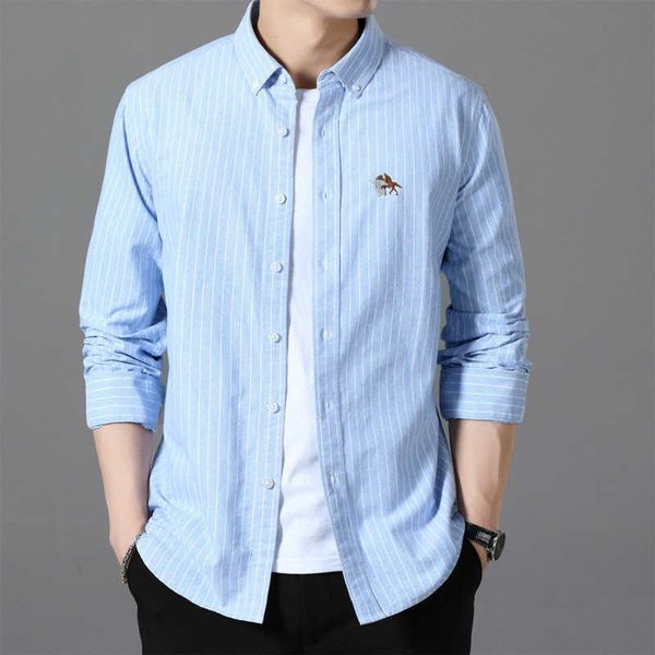 

men's spring shirt 2021 casual long sleeve slim plaid busins, White;black