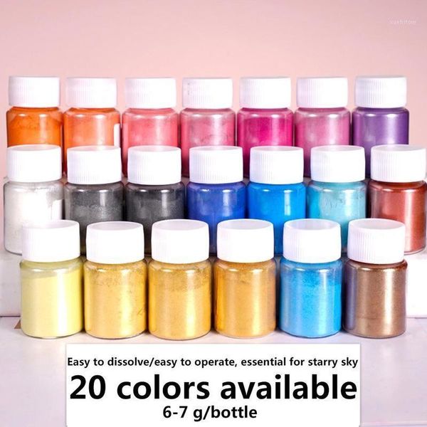 

diy neon phosphor pigment powder set fluorescent nail glitter1, Silver;gold