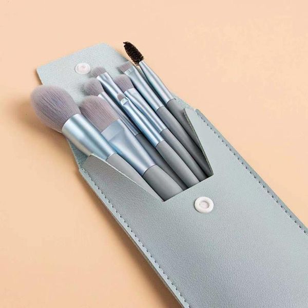 

makeup brushes 8 mini make-up brush matte portable soft hair set cross border beauty tools in stock