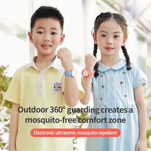 

smart wristbands bracelet anti-moustique Ã©lectronique 2021 montre portable, rÃ©pulsif ultrasonique, antiparasitaire, pour l'extÃ©rieur we