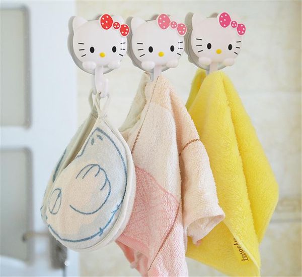 

card holders 2 in 1 cartoon home bathroom car plastic hook, Brown;gray