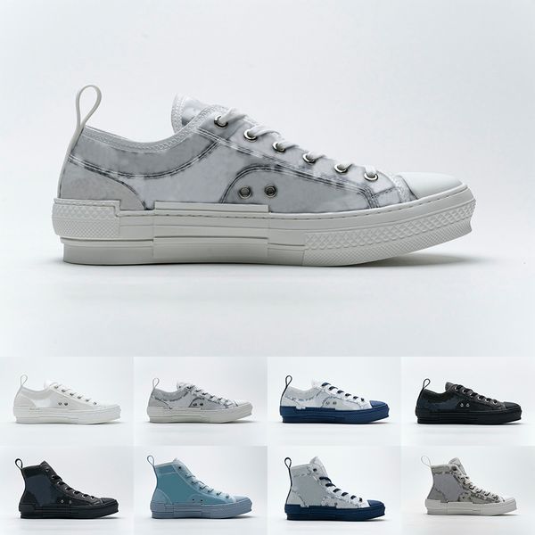 

mens high platform shoe fashion bee transparency noir low oblique technical sneakers women designers casual shoes h565 h960 h063, Black