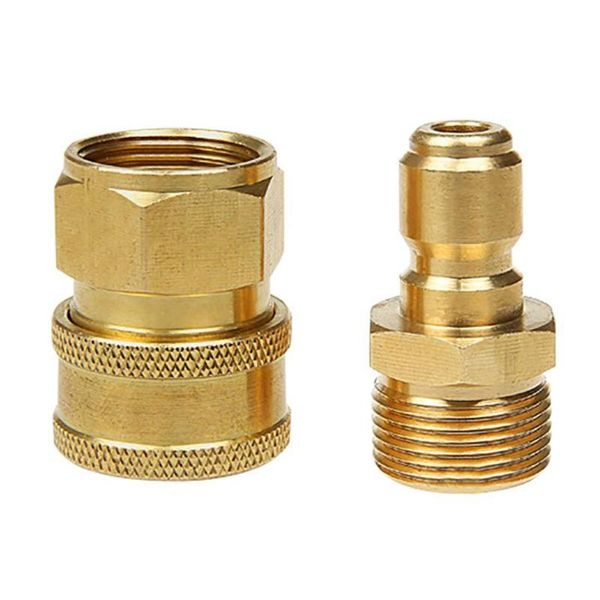 

watering equipments 2pcs hose high pressure fitting cleaning machine tool washer accessories easy install adapter quick connector set water