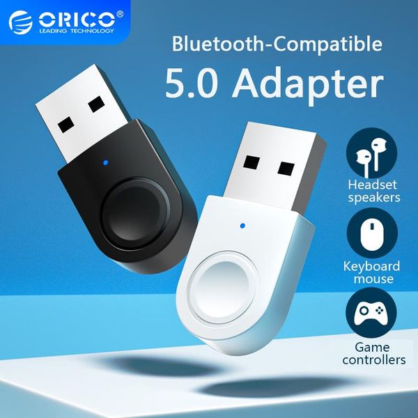 

hubs orico bta mini wireless usb bluetooth-compatible dongle adapter 5.0 music audio receiver transmitter for pc speaker mouse laptop