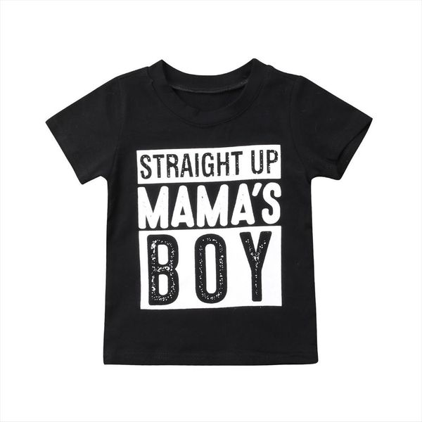 

focusnorm summer baby boy kids cotton letter o neck t shirt casual short sleeve toddler clothes, Blue