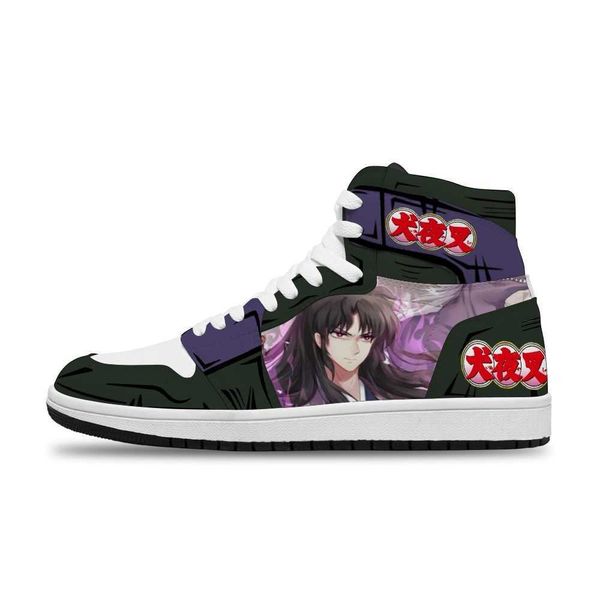 

japanese anime cartoon inuyasha diy cosplay running non-slip leisure shoes for men trend sports shoesqk76