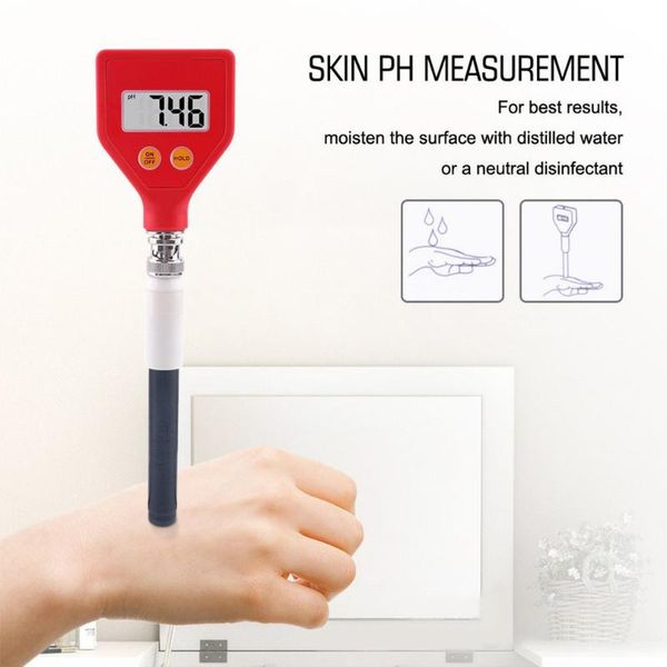 

meters professional skin ph tester for beauty&health surface checker soil,leather, paper, emulsion