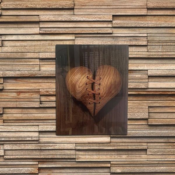 

frames acrylic wall decoration gifts made of broken heart leather