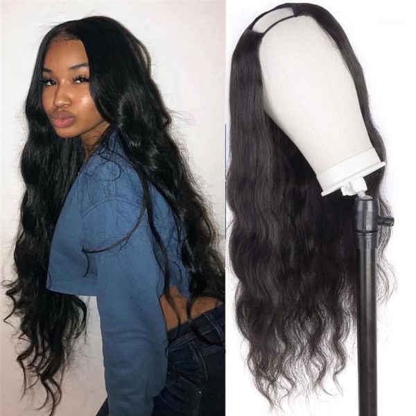 

part wig human hair 180 density glueless wigs curly brazilian virgin body 1, Black;brown