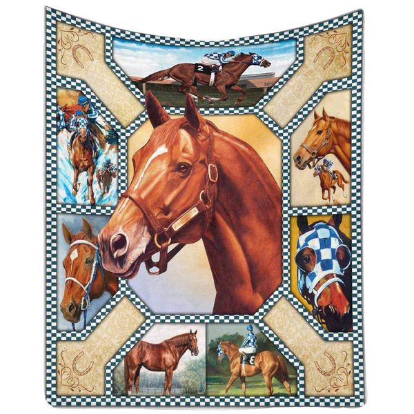 

love letter message blanket horsemanship fleece blanket super soft warm