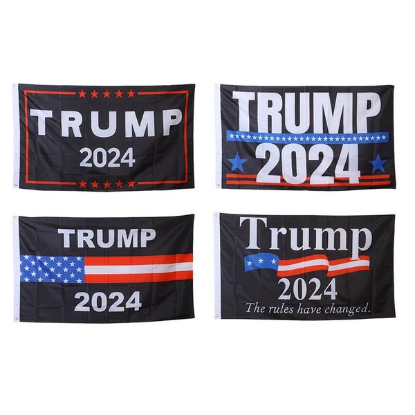 

premium quality 3x5ft trump 2024 flag with 2 grommets polyethylene 100d nylon banner election party decoration