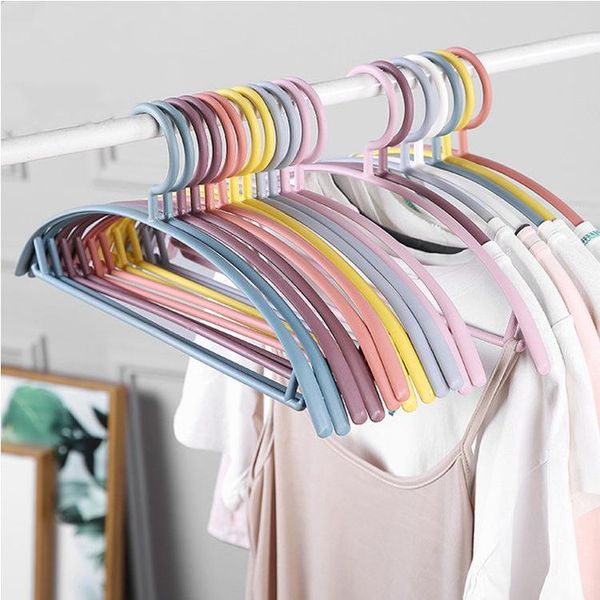 

hangers & racks 5 sets of household non slip clothes hanger semicircle no mark thick dry and wet