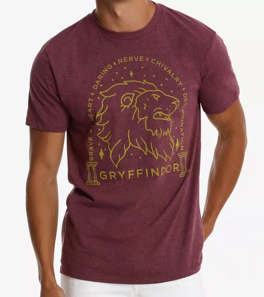 

Harry Potter GRYFFINDOR SKETCH T-Shirt NEW Official, White;black