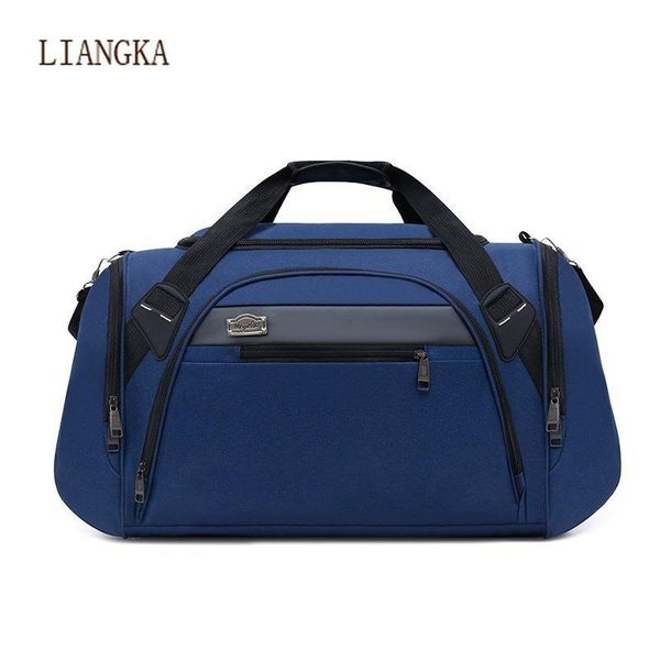 

large capacity men travel bag portable women tote waterproof oxford casual duffel black luggage bags