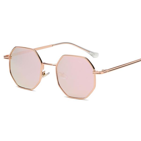 

outdoor eyewear higodoy polygon sunglasses men vintage octagon metal for women goggle sun glasses ladies gafas de sol