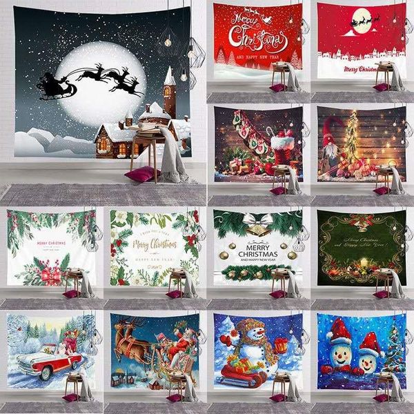 

tapestries christmas tapestry living room decoration tree beautiful home polyester thin wall hanging cloth
