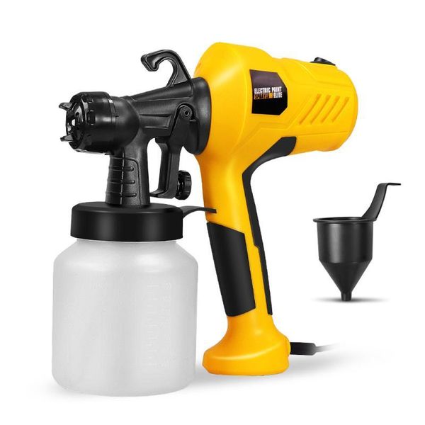 

electric sprayer gun 110~230v painting airbrush spraying tool with detachable 800ml cup for wall car diy fence professional spray guns