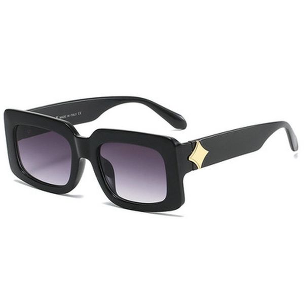

men women designer sunglasses millionaire square frame quality outdoor avant-garde wholesale style glasses with case 99142, White;black