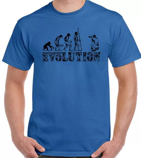 

pgraphy mens t-shirt evolution funny camera lens bag tripod, White;black