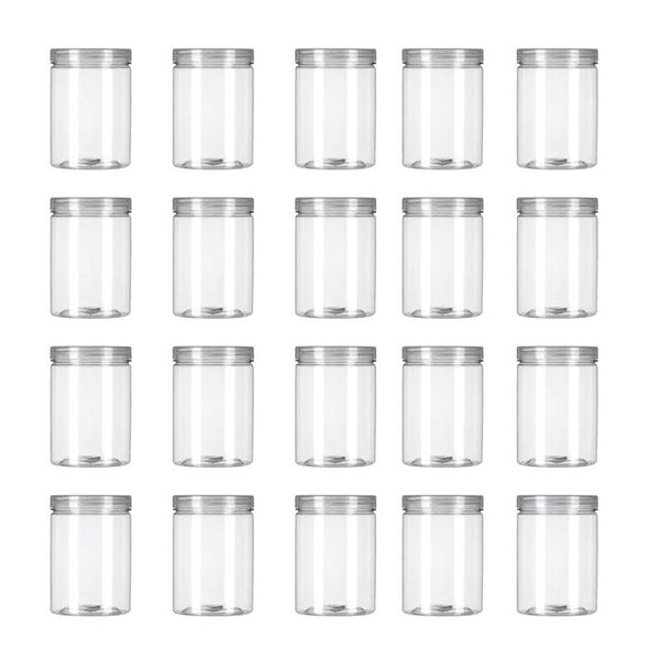 

pcs 230ml empty transparent plastic packaging bottles honey dried candy sample container watering equipments