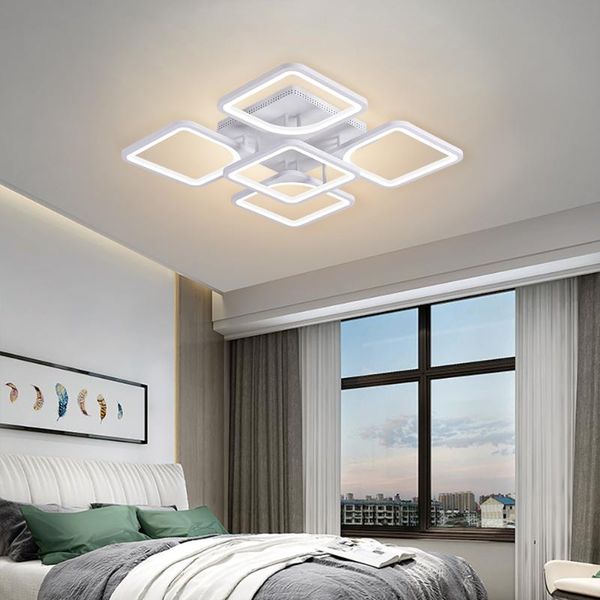 

modern classic led chandelier lamp dimming for living bedroom kitchen home bussiness apartment decor ceiling lights