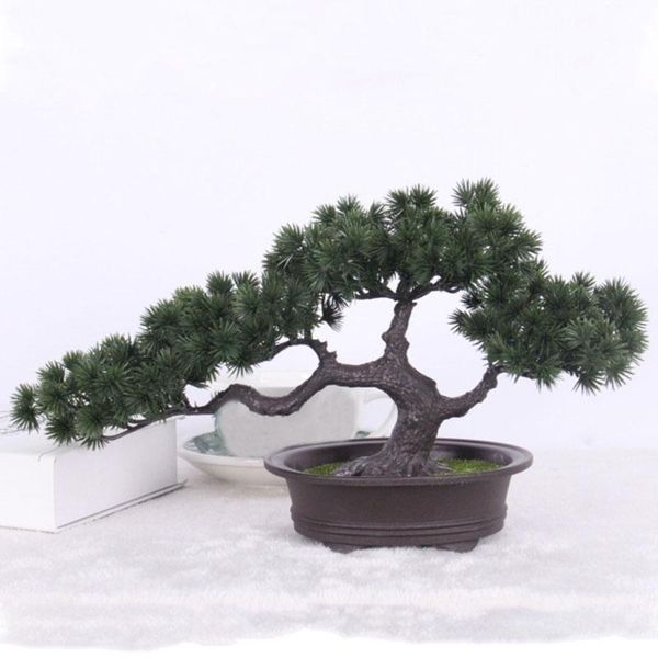 

decorative flowers & wreaths simulation bonsai potted gift favor present home living room table decorations artificial lifelike plants
