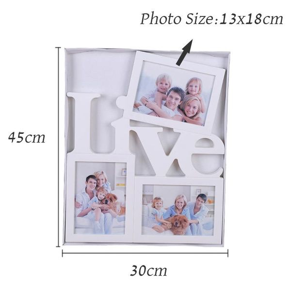 

po frame decorative frames with deco art 7-inch table holder white pos vintage plastici home decor