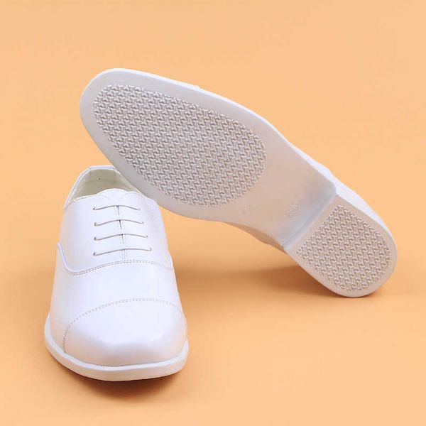 

men's casual leather shoes 07 officers' white non commissioned officers and captains' three joint formal, Black