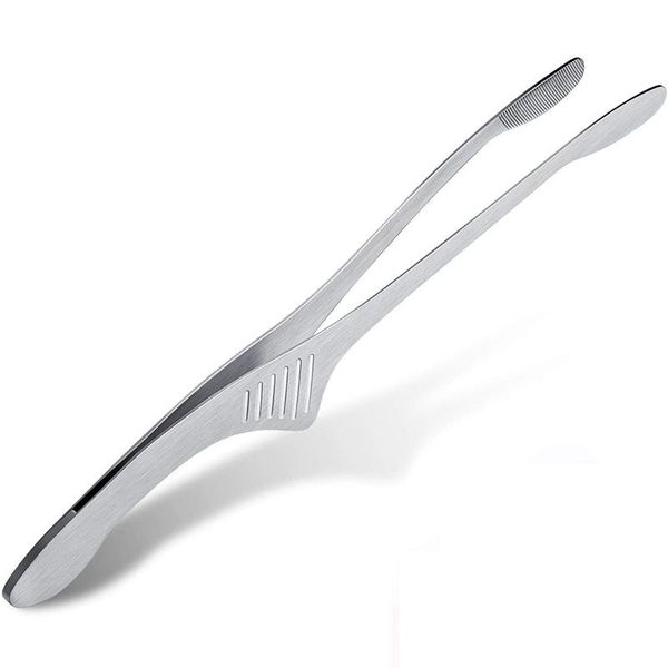 

grill tongs bbq kitchen for cooking small oven serving tong with support stand self-standing bag clips