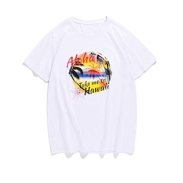 

men's t-shirts 2021 summer t-shirt loose 3d printing harajuku oversized casual o-neck hip-hop sports top, White;black