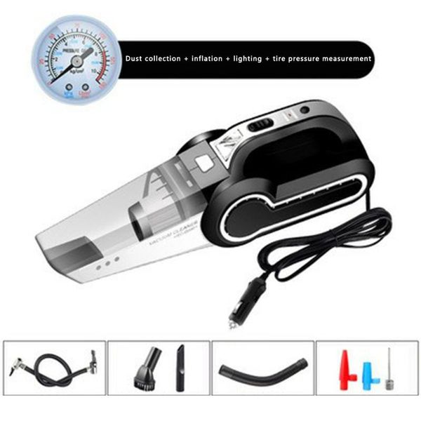 

vacuum cleaner 4-in-1 portable car air pump high-power dual-purpose durable