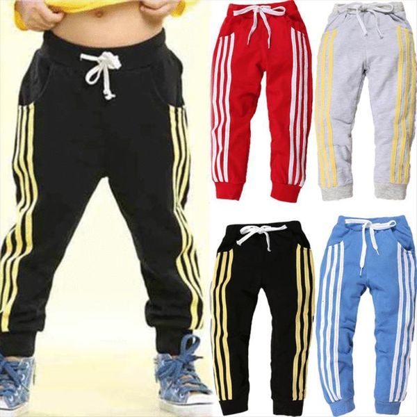 

kids boys girls jogging joggers bottoms pants tracksuit slacks clothes age 2 7y, Blue
