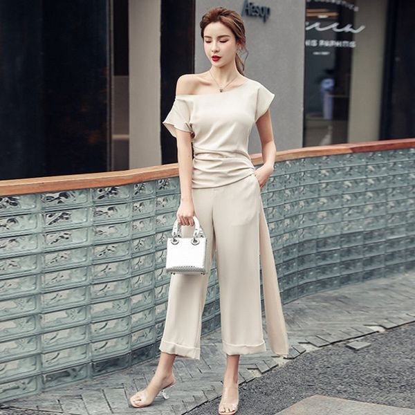 

summer women office two piece set casual v-neck short sleeve white chiffon shirt + mint green lace-up midi skirt set 210514