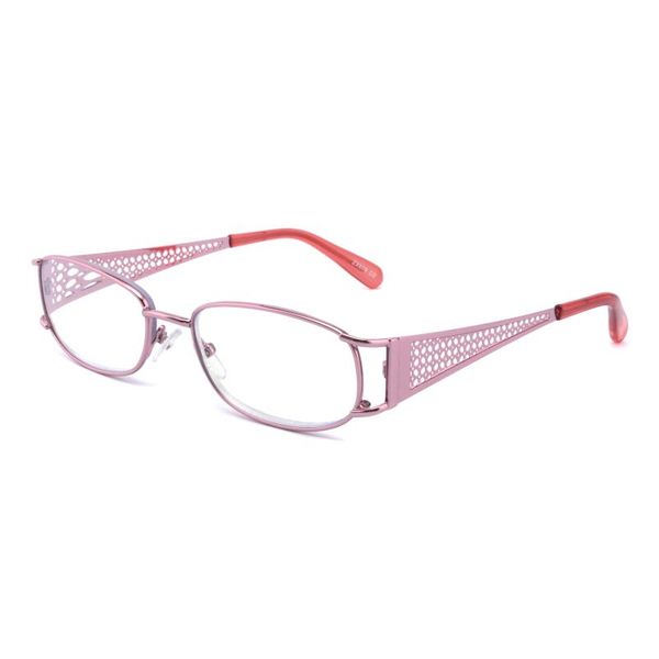 

ladies pink metal fashion small anti blue light reading glasses women 2021 female eyeglasses frame with lens & case sunglasses, White;black