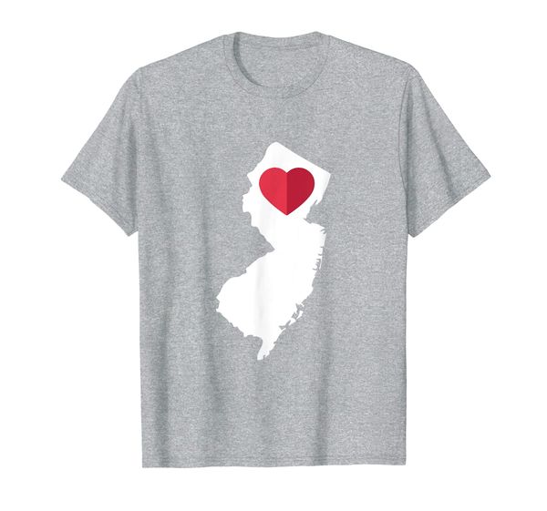 

i love new jersey nj cute state pride heart gift souvenir t-shirt, White;black