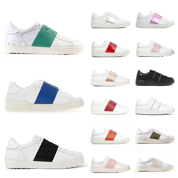 Scarpe da corsa da donna da uomo di alta qualità 2022 scarpa singola da strada popolare per skateboard da jogging sneaker sportiva a righe scarpe da ginnastica firmate nero bianco rosso verde