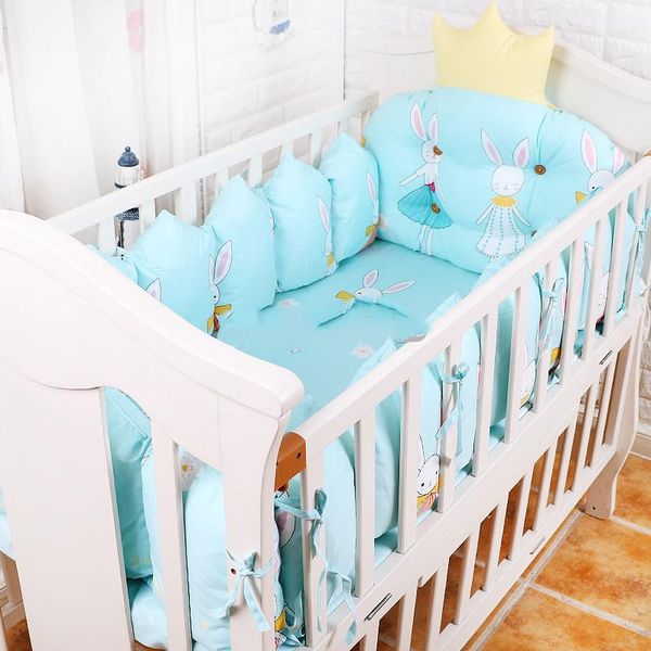 

baby bed bumper set 4 pcs ,born crib bedding set,kids around cushion ,baby cot protector pillows,baby supplies sets