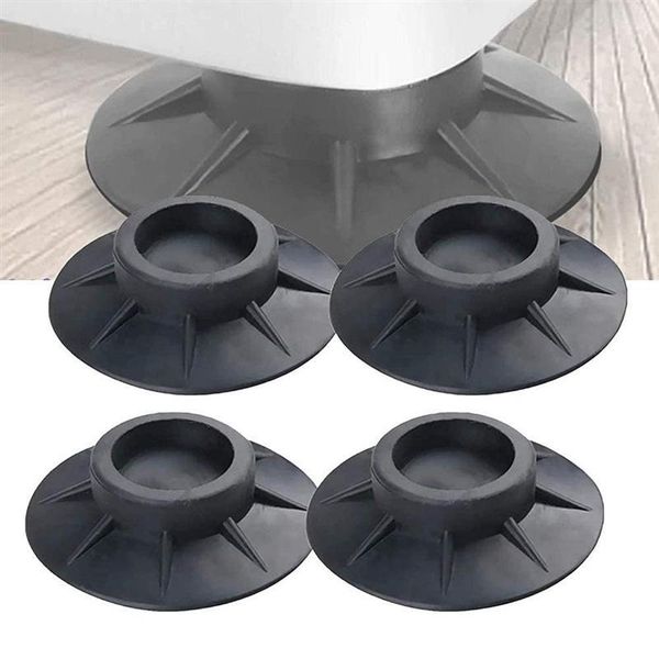 

bath accessory set 4pcs anti vibration feet pads rubber legs slipssilent skid raiser mat for washing machine support dampers stand non-s