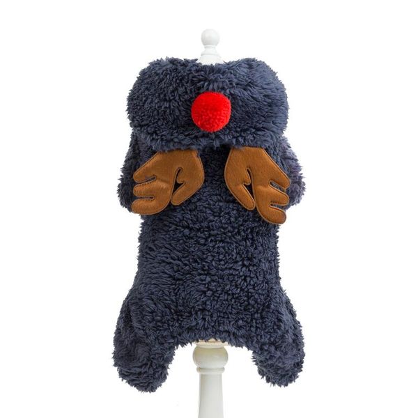 

dog apparel warm winter clothes fashion pet cat costume coats hoodies four feet jumpsuit pug clothing 15a